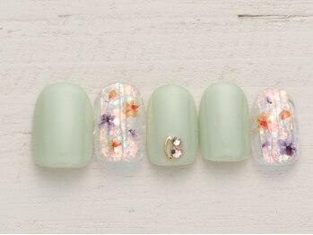 ノーネイル 川口(NO NAIL)/バカラフラワー ￥4990