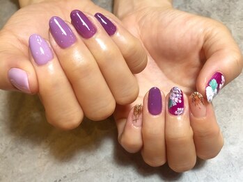 イデアル(ideal)/ジェルデザインフリー2本アート