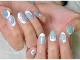 韓国ネイル/うねうね/フラッシュ