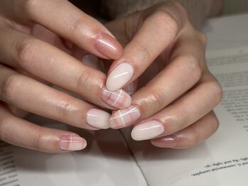 アース コアフュールボーテ 熊谷店(EARTH coiffure beaute)/チェックネイル