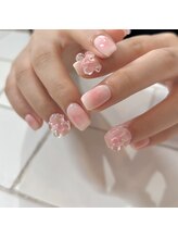 カミナネイル(KAMINA.nail)/sakura cheek nail