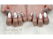 ネイルサロン M/マグネット　5780円　＋パーツ