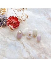 ルピナス(Lupinus)/お正月デザイン