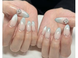 マグネットグラデーションネイル