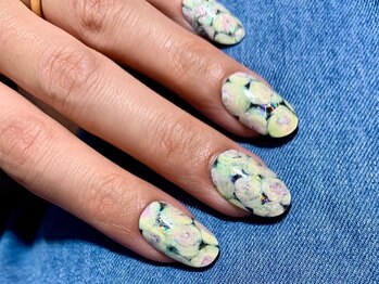 ネイルパレス/プリズム花柄