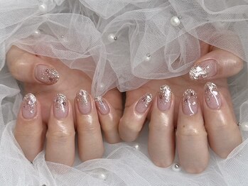 ティンク センター南 アイラッシュアンドネイル (Tink eyelash＆nail)の写真/ 【定額Cコース(120分)¥10000】パーツ配置変更OK＆300種類のカラーからお選びいただけます◎