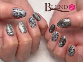 大人ツイードとミラーコラボ