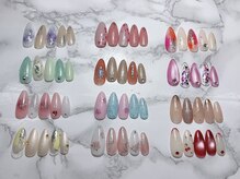 バニラ アイ アンド ネイル(vanilla eye&nail)の雰囲気（定額デザインはシーズンごとに新作のデザインが追加されます♪）