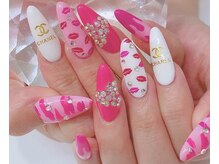 ネイルサロン ネイルズゴーゴー 渋谷店(NAILSGOGO)/シャネル ブランドネイル リップ