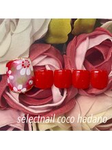 セレクトネイル ココ 秦野店(SELECT NAIL COCO)/フット フラワー