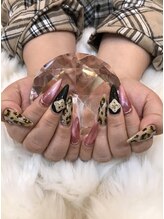 エスフィーネイルサロン ブリーユ(Esfy nailsalon Brille)/レオパード柄ネイル