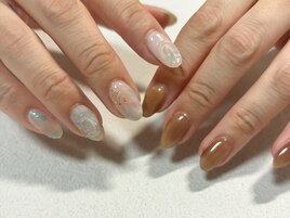 ちぐはぐネイル