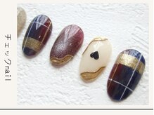 プレンティー 北千住西口店(plenty)/チェックネイル