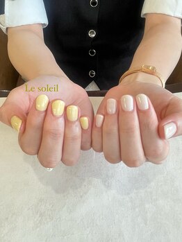 ル ソレイユ(Le soleil)/ワンカラーネイル by mikio