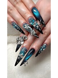 黒青グラデーション