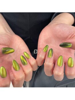 アイスタジオ アンド タブルネイル 梅田店(EYE STUDIO&W NAIL)/ラメxマグネットネイル[梅田駅]