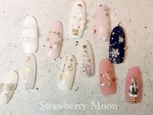 サロンストロベリームーン(Salon Strawberry Moon)/X’masアート1本アート追加OK！