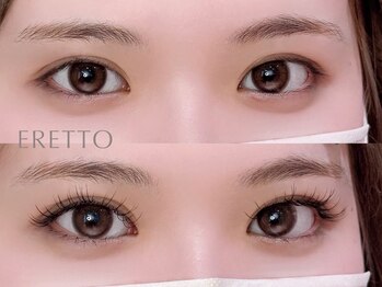 エレット 渋谷店(ERETTO)/ Wフラットラッシュ80束/160本