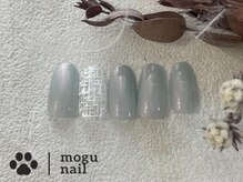 モグネイル(Mogunail)/大人シンプル /ツイードネイル