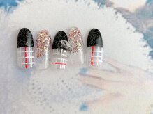 ネイルサロン&スクール ジーナ(GINA)/おしゃれに♪チェックネイル