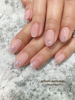 プライベート ネイルサロン マーマ(murmur)/先端ラメネイル