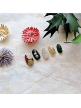 ルピナス(Lupinus)/お正月デザイン　