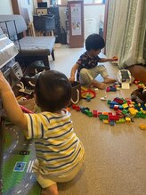 子育てママの整体サロン/施術中のお子様の様子