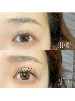 エン(EN.)/韓国風束感マツエク×眉毛wax