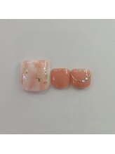 ナナズネイル 魚町店(NANA’sNail)/2月 フット定額デザイン