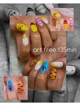 プレジールサロン 植田店(Plaisir salon)/持ち込みデザイン再現例