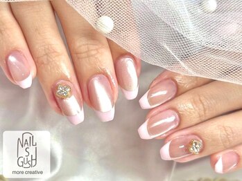ネイルズガッシュ 蒲田東口店(NAILsGUSH)の写真/≪洗練されたシンプル可愛いデザインがいっぱい≫シンプルだけど存在感があるデザインで指先を彩る♪