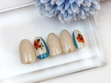 ツメトトノウ/色使いがオシャレなネイル♪