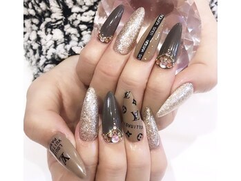 ネイルサロン ネイルズゴーゴー 渋谷店(NAILSGOGO)/ヴィトン ブランドネイル  渋谷