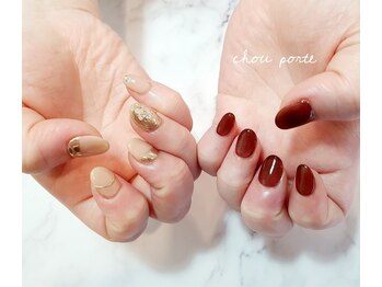 シュポルテ(chou porte)/アシンメトリーネイル