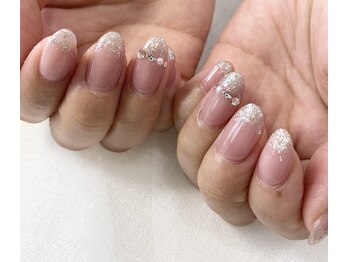 08ネイル(08 nail&school)/ワンカラー、ラメグラデーション