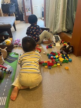 子育てママの整体サロン/施術中のお子様の様子