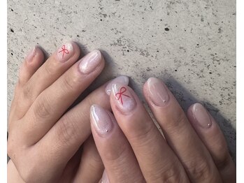 ピコタン(picotin)/リボン×マグネット