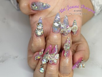 アン ジョーヌドラゴ/【ロングネイル】ゴテゴテネイル