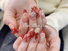 お任せ赤ネイル持ち込みデザイン