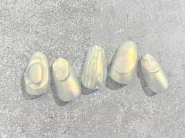 うるうるオーロラネイル¥7700