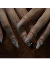 ジーナネイル 北千住(Zina nail)/ホワイトワンホン