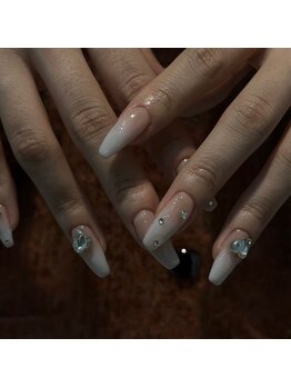 ジーナネイル 北千住(Zina nail)/ホワイトワンホン