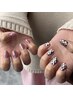 【HAND】ワンカラー＋５本アート７５００円♪