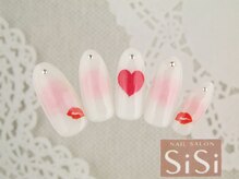 シシ(SiSi)/ハート＆チークネイル★
