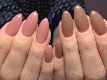 マニネイルズ(Mani Nails)の写真/【ワンカラーorラメグラ¥3700/定額¥4700～】カラー展開750色ご用意♪シンプル～トレンドまで◎