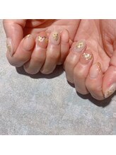 アティックネイルアトリエ(attic nail atelier)/押し花ネイル★