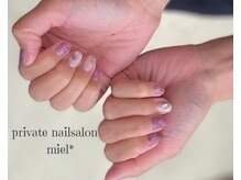 ミエル(miel*)/塗りかけネイル