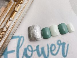 ターコイズ×シルバー