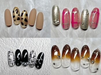 サロンドグリュック(Salon de gluck)の写真/お得な定額ネイル10本アートでもオフ込み¥6,600でパラジェルベース使用！まつ毛、眉毛と同じ日に施術可能！