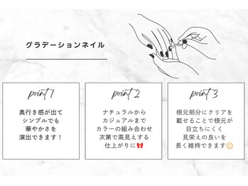 グラデーションネイル